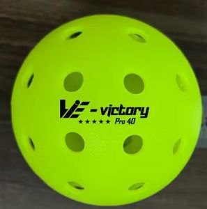 Tùy chỉnh ngoài trời pickleballs cạnh tranh với 40 lỗ bền PE Vật liệu tiêm đúc cán bóng - Product Image 2