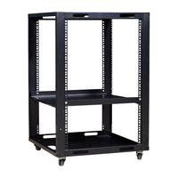 Armoire de serveur ouverte 12U 42U en acier métallique pour extérieur, 19 pouces, profondeur 600 mm, capacité 9U, pour centre de données, en stock d'occasion