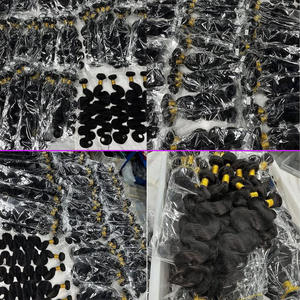 Prodotti per capelli vergini all'ingrosso di alta qualità, 100% prodotti per capelli brasiliani crudi naturali con chiusura - Product Image 6