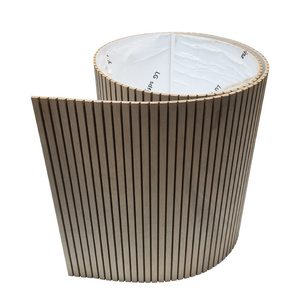 Piastra di piegatura flessibile da 12MM in legno massello decorazione <span class=keywords><strong>Mdf</strong></span> Design pannelli d'onda - Product Image 6