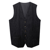Ensemble de costume écossais à carreaux pour hommes, jupe kilt et gilet, tenue de festival et de spectacle, grandes tailles disponibles