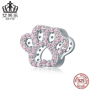 Động vật ban đầu loạt mặt dây 925 Bạc Charms Dog Cat Pet hạt phù hợp với vòng đeo tay vòng cổ dangle DIY đồ trang sức thời trang cho phụ nữ - Product Image 2