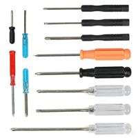 Mini-jeu de tournevis manuels, tournevis cruciformes et plats de 2,0 mm et 3,0 mm pour la réparation de jouets, l'électronique et l'entretien DIY