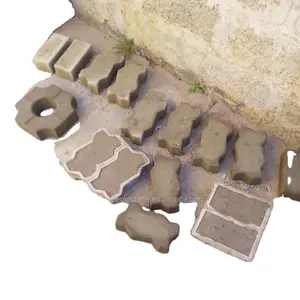 Pflaster form formen für Fahrbahn wege Wegform Kunststoff beton pflaster form