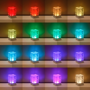 <strong>Table</strong> Lamps Home Restaurant Decor Luxury <strong>Glass</strong> Lamp RGBW <strong>Light</strong> Color Led Mood Desk Lamp Hotel bar Dinning Best Lighting - Product Image 4