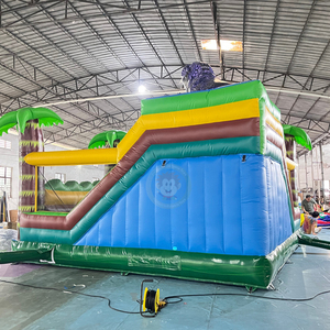Parco Giochi Gonfiabile Dino Park con Scivolo, Percorso a Ostacoli, Castello Gonfiabile <span class=keywords><strong>Jurassic</strong></span>, Area Giochi per Bambini, Parco Divertimenti Gonfiabile - Product Image 5
