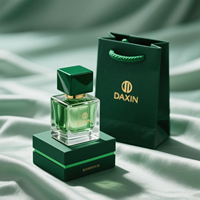 Vente en Gros Nouvelle Bouteille de Parfum Noire 30ml, Bouteilles Carrées pour Emballage de Parfum, Couleur Personnalisée, Logo Privé