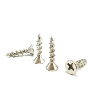 Vis à bois encastrées Phillips Vis à panneau aggloméré nickelé CSK - Product Image 4