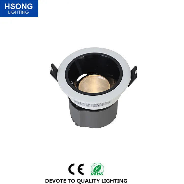 HSONG, новый дизайн, литье под давлением, алюминий, 10 Вт, Встраиваемый светодиодный прожектор для офиса, отеля