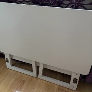 Bureau et chaise pliables portables, aucune installation requise, adaptés aux bureaux d'<span class=keywords><strong>ordinateur</strong></span> à domicile et aux petites tables de salle à manger d'appartement - Product Image 5