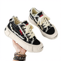 Chaussures de course décontractées pour hommes, baskets en maille à lacets, nouvelle tendance hivernale, style rétro, marque de mode transfrontalière, chaussures de marche