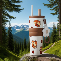 Gobelets thermos personnalisés Tasse en acier inoxydable à isolation de niveau supérieur Souvenirs personnalisés Gobelet isolé sous vide de 25oz