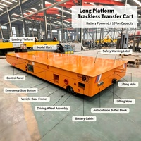 Schwerlast-Elektro-Transportwagen 1-350 Tonnen Maßgefertigter Schienen-/Schienenloser Industrieller Materialtransport-Flachwagen