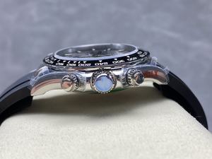 Montre mécanique de plongée de luxe de qualité supérieure 40 mm QF Factory 126519 acier 904L mouvement 4131 poids 155g Chrono gris panda - Product Image 4