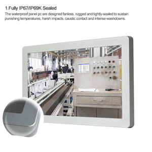 IP67ซีพียู J1900 IP69K แผงอุตสาหกรรมกันน้ำ PC กันน้ำ - Product Image 3