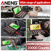 ANENG 623 Multimeter Digital Pintar dengan Baterai Lithium Isi Ulang Terintegrasi Layar 5-Digit AC 750V DC 1000V Voltmeter