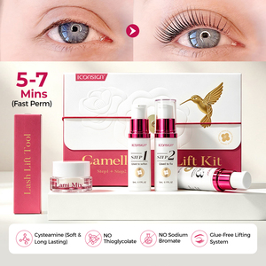 ICONSIGN <span class=keywords><strong>Kit</strong></span> <span class=keywords><strong>Laminazione</strong></span> <span class=keywords><strong>Ciglia</strong></span> e Sopracciglia 2in1 Senza Colla, Effetto Rapido 5-7 Minuti, Lifting <span class=keywords><strong>Ciglia</strong></span> Coreano, Senza Cisteamina, TGA e Bromato di Sodio - Product Image 1