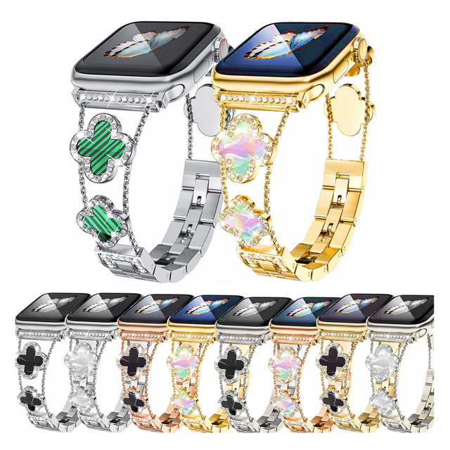 Women Bracelet Stainless Steel Strap for Apple Watch Iwatch Series 10 8 Ultra 7 6 5 4 Band 20mm 22mm Universal Metal Watchband