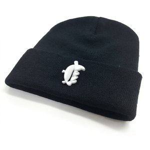 Premium Fold Over Beanie <b>Cap</b> with Stretch Knit Material Modern Casual Style and Front Panel Casual Winter Hat Fitted 56-58CM - Product Image 1