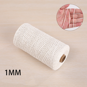 Corde <span class=keywords><strong>de</strong></span> coton tressée <span class=keywords><strong>de</strong></span> <span class=keywords><strong>tapisserie</strong></span> matérielle faite à la main <span class=keywords><strong>de</strong></span> Charmkey pour la décoration d'épaisseur - Product Image 2