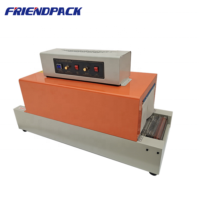 Small Semi Automatic Plastic Bottle Pvc/pof Heat Thermal Shrink Film Tunnel Sleeve Wrapping Packing Machine