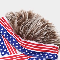 Youmite Cross-Border Wig Hood Hat |   Couvre-tête coloré unisexe pour fans, mignon et tendance |   Décoration de fête et de carnaval 100% polyester