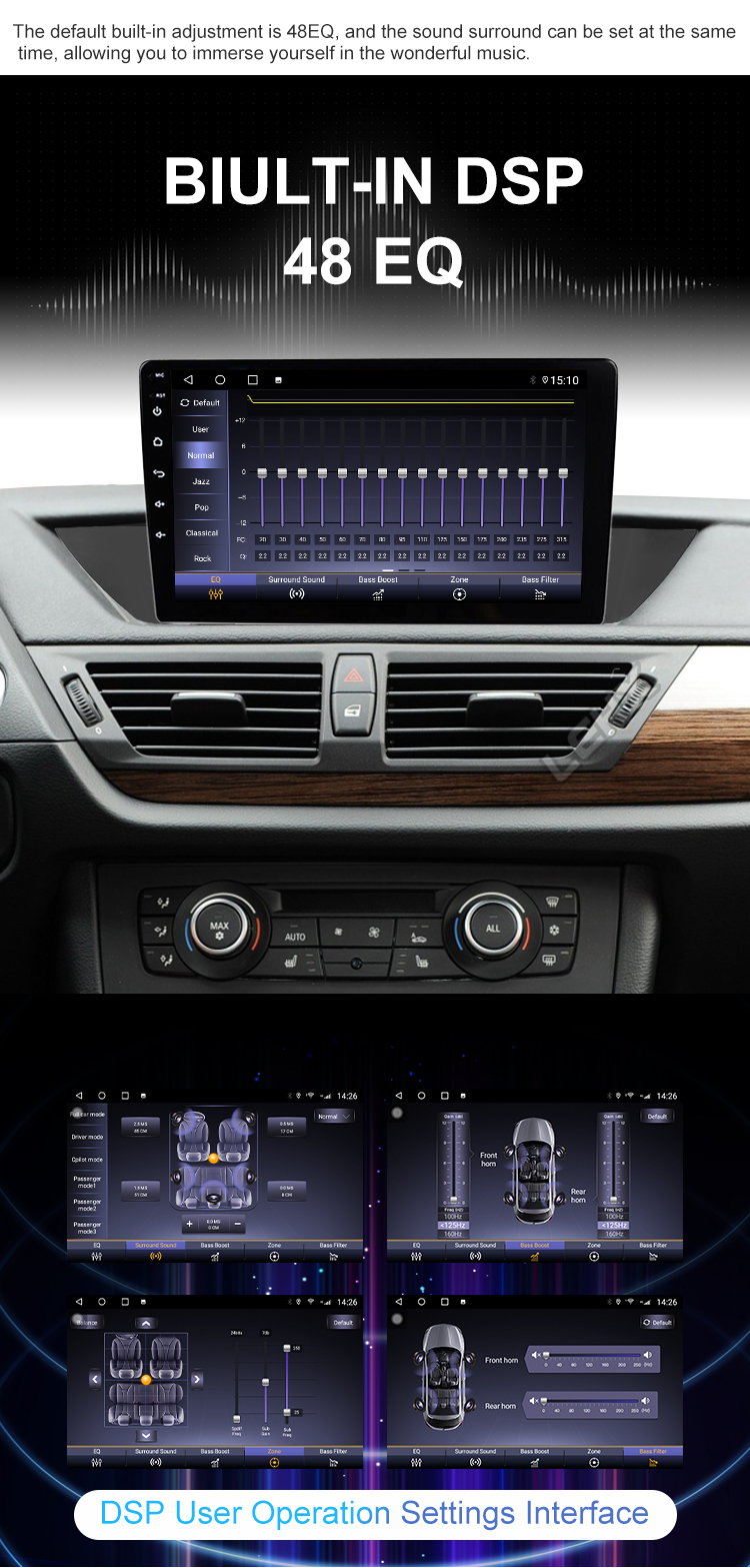 10.1 inch touch screen car multimedia gps navigation head unit system for bmw x1 e84 2009-2012 android 11