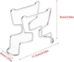 Stainless Steel Hanging Ear Drip <b>Coffee</b> Bag Stand Portable <b>Coffee</b> <b>Filter</b> Paper Bag Hanging Ear Drip Holder - Product Image 2