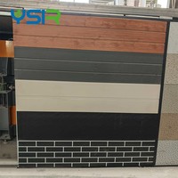 Panneau sandwich décoratif en polyuréthane PU de 16 mm et 20 mm, panneau mural extérieur isolé en métal sculpté