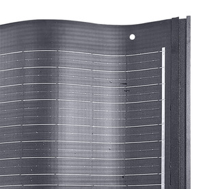 Panneaux solaires en verre ondulé HJT BC de 100W, 120W, 140W, norme européenne, tuiles solaires personnalisées pour toits, poteaux d'éclairage, BIPV, Tejas Solares, Tuiles Solaires - Product Image 3