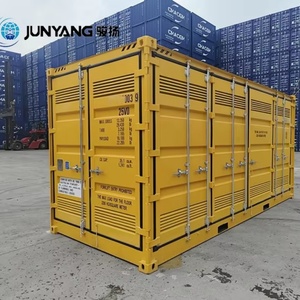 Conteneur personnalisé de 20 pieds HCOS pour déchets dangereux, conteneurs en acier Corten à paroi ouverte de 20 pieds High Cube pour marchandises dangereuses - Product Image 1