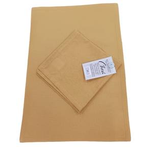 CHOU LINE - Ensemble américain matelassé en coton couleur ocre - Product Image 1