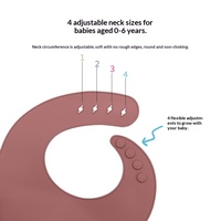 Ensemble de bols pour aliments complémentaires en tissu peluche de qualité alimentaire pour bébés de 6 mois et plus, pour l'alimentation et les dîners des enfants