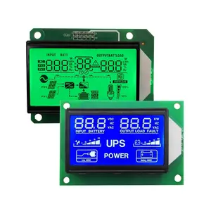 RoHS-kunden spezifisches COB TN HTN-LCD-Monochrom-Segment anzeige modul mit positiver negativer Hintergrund beleuchtung für USV-Wechsel richter