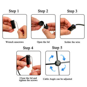 Профессиональный Аудио Микрофон, черный корпус, 3 штыря, Прямоугольный штекер XLR, штекер, Кабельный соединитель, переходник, золотистый пластинчатый штифт - Product Image 4