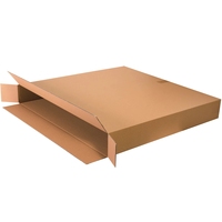 Carton ondulé B Flute 40 x 6 x 36 pouces, 3 couches, boîtes à chargement latéral, fentes régulières, recyclable, finition brillante mate pour la maison