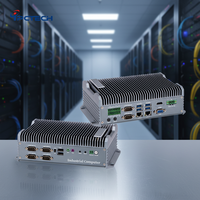 Ordinateur embarqué EN50155 avec processeur I5/i7, système Linux/Windows/Ubuntu, boîtier mini PC industriel sans ventilateur en alliage d'aluminium