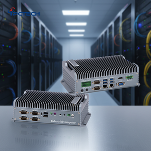 祁阳工业嵌入式计算机i5/i7中央处理器<span class=keywords><strong>Linux</strong></span>/窗口/<span class=keywords><strong>Ubuntu</strong></span>系统铝合金无风扇工业控制迷你箱电脑 - Product Image 1