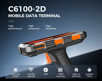 Escáner de Códigos de Barras 1D 2D, Computadora de Mano Inalámbrica PDA con Lector de Códigos QR y NFC, Android 13 Octa-Core, 4G WiFi, Pantalla de 5.5 Pulgadas, 4GB/64GB, Cámara