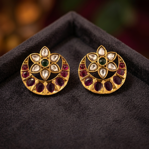 Buy Handmade Export Quality Antique Tops with Matte Gold Plating 233096 - Product Image 1