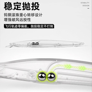 Leurre Long River Minnow 4 Yellow Back 16g Flottant pour la pêche au bar en eau douce - Product Image 3