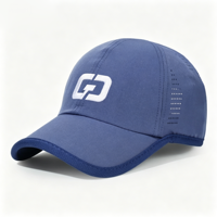 Casquette de golf sportive d'été pour homme, respirante en maille, séchage rapide, logo personnalisé, unisexe, 100 % coton, pour activités de plein air et alpinisme