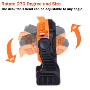 2026 Heavy-Duty Camping Usb Rechargeable, 10000Mah <b>Battery</b> <b>Operated</b> Fan With Led Lantern, 32H Long Runtime for Hiking - Product Image 3