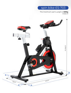 <span class=keywords><strong>Vélo</strong></span> d'exercice <span class=keywords><strong>stationnaire</strong></span> d'intérieur en acier, avec volant d'inertie de 15 kg et écran LCD, vente en gros d'usine à prix réduit - Product Image 6