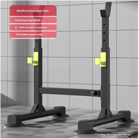 Rack de musculation multifonctionnel pliable en acier, banc de musculation, rack à squats, matériau PU durable et écologique, unisexe, pour la maison, intérieur