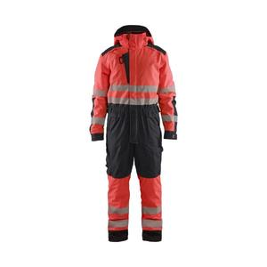 BLAKLADER - 6725197755995XL Hi-Vis <b>winter</b> <b>overall</b> Red/Black - EAN 7330509854228 HI-VIS WORKWEAR - Product Image 1