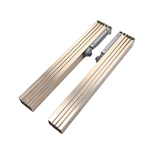 Rail de table multifonctionnel en alliage d'aluminium robuste avec extension télescopique pour comptoir de bar, salle à manger, usage hôtelier - Product Image 1