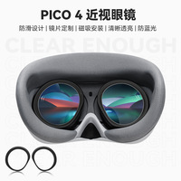 Lunettes intelligentes VR Lentilles de prescription anti monture bleue Remplacement VR Accessoires Lunettes Démontage rapide pour VR Pico 4