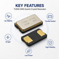 Cristal SMD EVOL-EVTU50A 32,768 kHz 12,5 pF ultra-basse consommation haute précision pour IoT RTC et compteurs intelligents portables