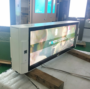 Mwe 4G Full HD Android Cảm Ứng Xe Hiển Thị Máy Nghe Nhạc Ngoài Trời Kỹ Thuật Số Poster Signage Cho Top Taxi Màn Hình Và Quảng Cáo - Product Image 3